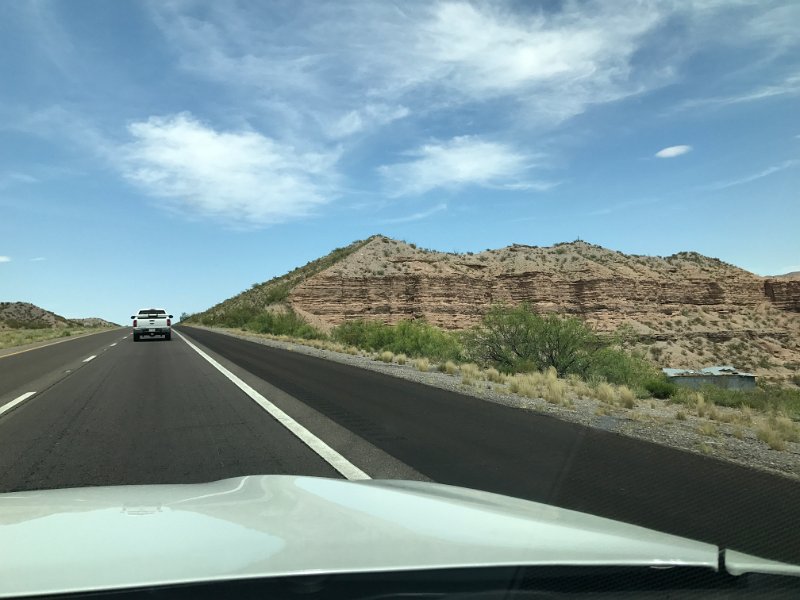 z) Interstate 25 - Approaching Truth or Consequences, New Mexico