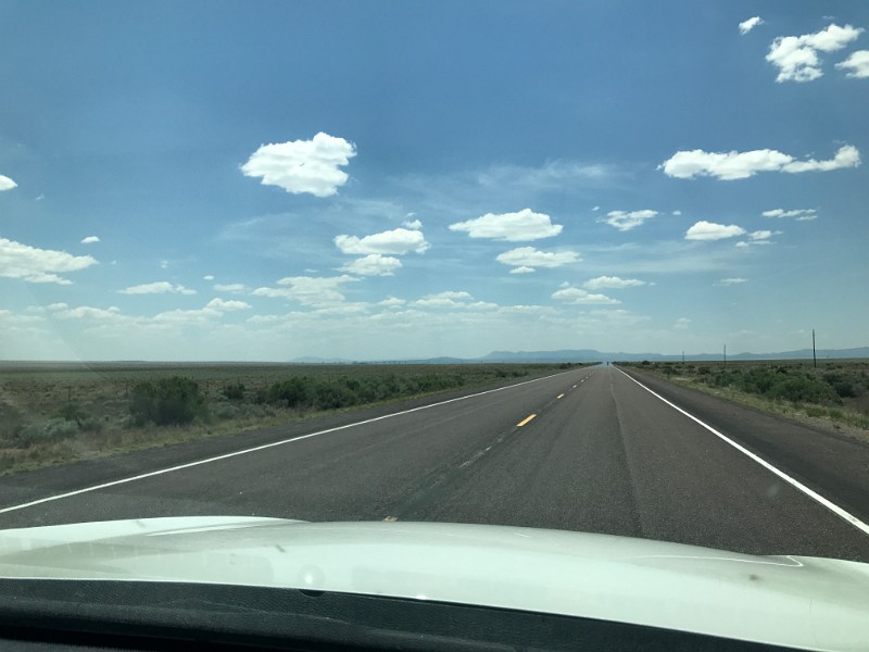 g) US-60 W, New Mexico (VLA, On The Left In The Distance)