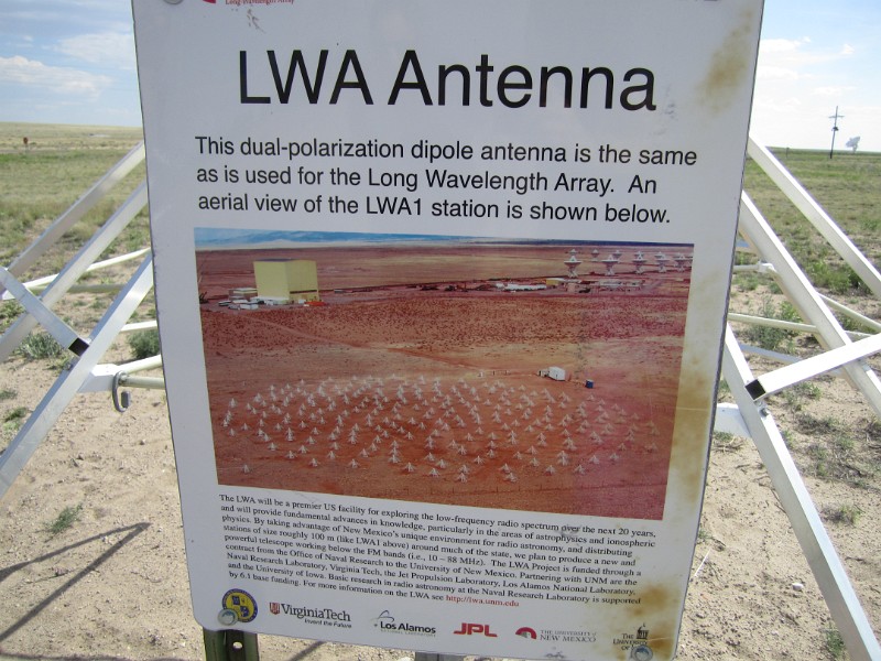 zy2) LWA, Astrophysics+Ionospheric Physics (Self-Guided Tour, Very Large Array - New Mexico)