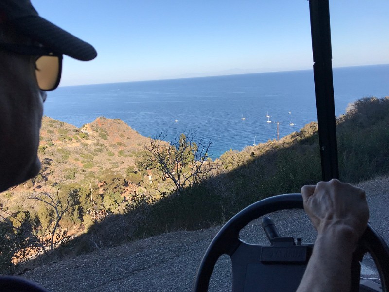 zzzm) Friday 9 November 2018 - Making Our Way Back To The GolfCart Office - Overlooking Descanso Bay