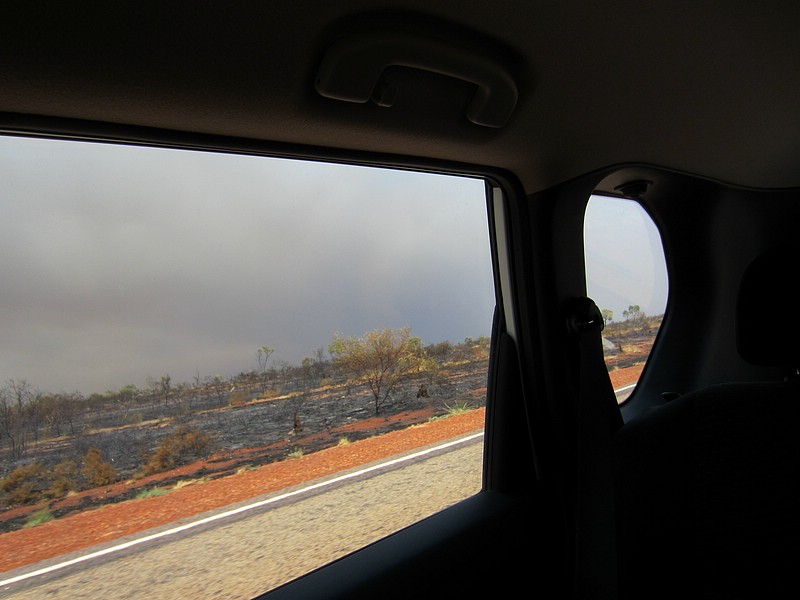x) Barkly Hwy, Friday 30 September 2011 ~ Recent+Current BushFires Showing Their Marks.JPG