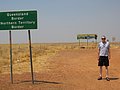 zk) Barkly Hwy, Friday 30 September 2011 ~ At The Border of Northern Territory and Queensland.JPG