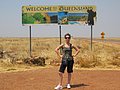 zl) Barkly Hwy, Friday 30 September 2011 ~ Welcome To Queensland!.JPG