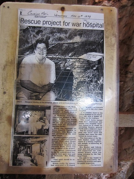 zj) Mount Isa, Saturday 1 October 2011 ~ (Underground Hospital) Rescue Project For War Hospital.JPG