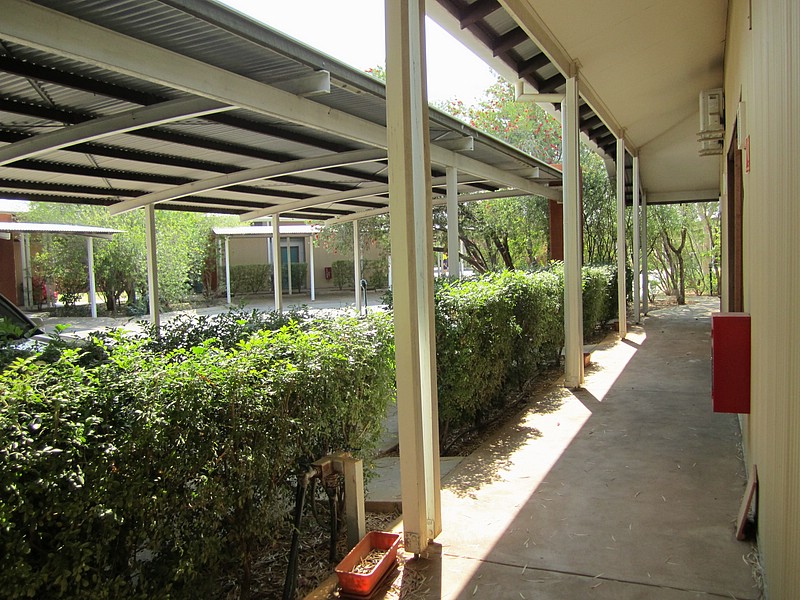 c) Cloncurry, Sunday 2 October 2011 ~ Front Of Our Room At The Gidgee Inn Motel, Facing To The Right (Exit).JPG