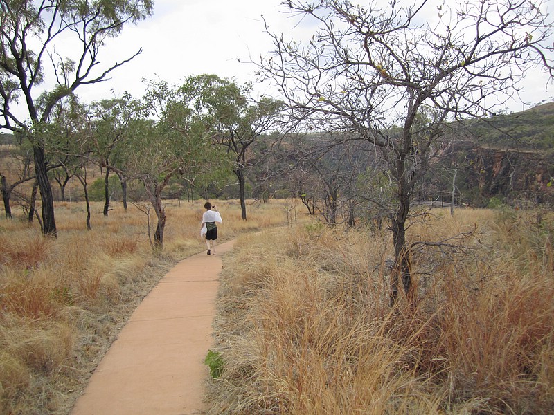 zi) Porcupine Gorge National Park, Thursday 6 October 2011 ~ Walking The Path To Viewing Platform For The Gorge.JPG