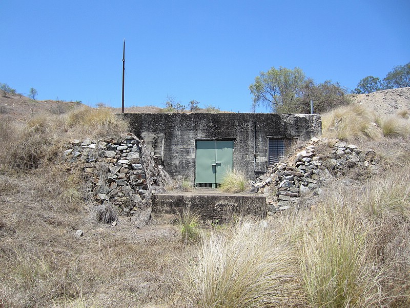 zza) Charters Towers, Friday 7 October 2011 ~ Ascending Towers Hill, Passing By Mining Sites+WW2 Bunkers.JPG