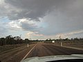 s) Flinders Hwy, Thursday 6 October 2011 ~ Approaching Charters Towers, Are That RainClouds ....JPG