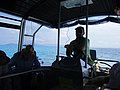 zzc) Green Island (Coral Sea), Thursday 13 October 2011 ~ Our Captain On The 30 Minutes Glass Bottom Boat Tour.JPG