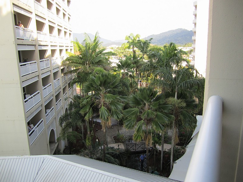 b) Cairns, Friday 14 October 2011 ~ View On The Right From Our RoomBalcony, Mercure Hotel Harbourside.JPG