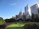 za) Thursday 20 March 2014  ~ Exploring Sydney, The Pleasures Of Wander (View On Macquarie Street From Royal Botanic Gardens).JPG