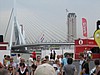 q) Rotterdam, SaturdayAfternoon 3 July 2010 ~ Waiting For Prologue TimeTrial Tour de France (Erasmusbrug).JPG