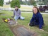 e) May 2, 2009 - Visiting Lloyd (Forest Lawn Cemetery - Covina Hills).JPG