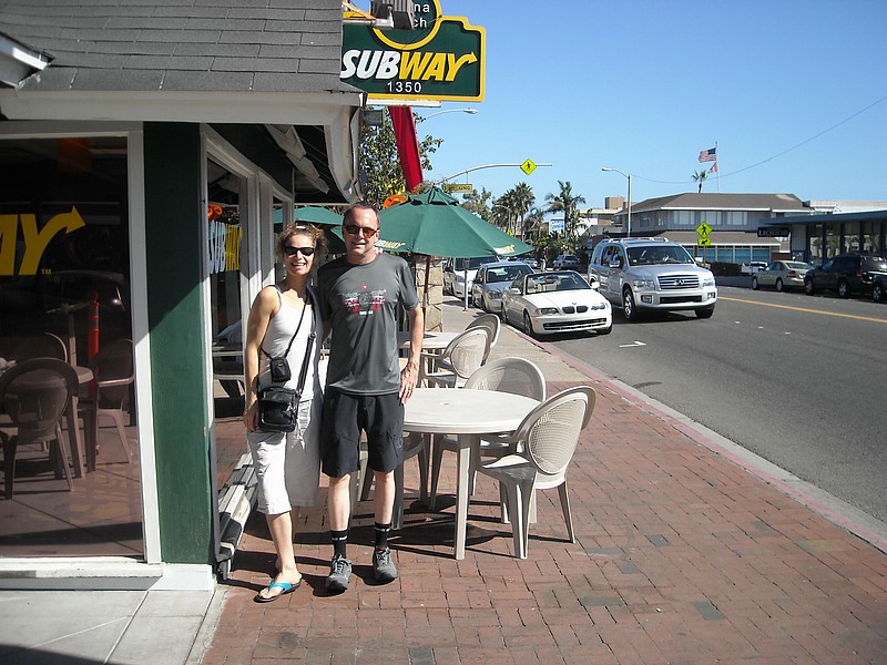 zze) And a Nice Lunch (Subway Sandwich) in Laguna Beach.JPG