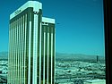 zi) Sept 2013 - Las Vegas, Our Room Suite View @ the Mandalay Bay Hotel (Capturing A Helicopter).JPG