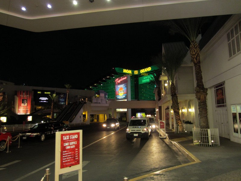 e) Sept 2014 - Las Vegas, Outside The Tropicana (TuesdayEvening, After Trade Group Dinner).JPG