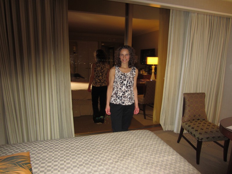 g) Sept 2014 - Las Vegas, Back In Our Mandalay Bay HotelRoom (TuesdayEvening, After Trade Group Dinner @ The Tropicana).JPG