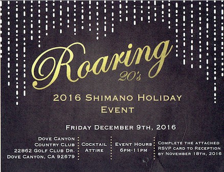 zzd) December 2016 - Shimano Holiday Event, Roaring 20's