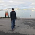 zzn) January 2018 - San Francisco, Aquatic Park Cove (Maritime National Historical Park) Alcatraz Far Distance)