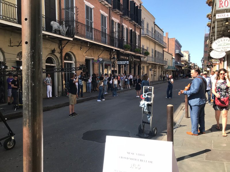 r) Wed, 25 April 2018 - Music Video Production, French Quarter