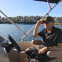 d) Oct'19 - One Hour Boat Rental (Pontoon Party Boat, Nr 1), Mission Viejo Lake