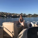 h) Oct'19 - One Hour Boat Rental (Pontoon Party Boat, Nr 1), Mission Viejo Lake