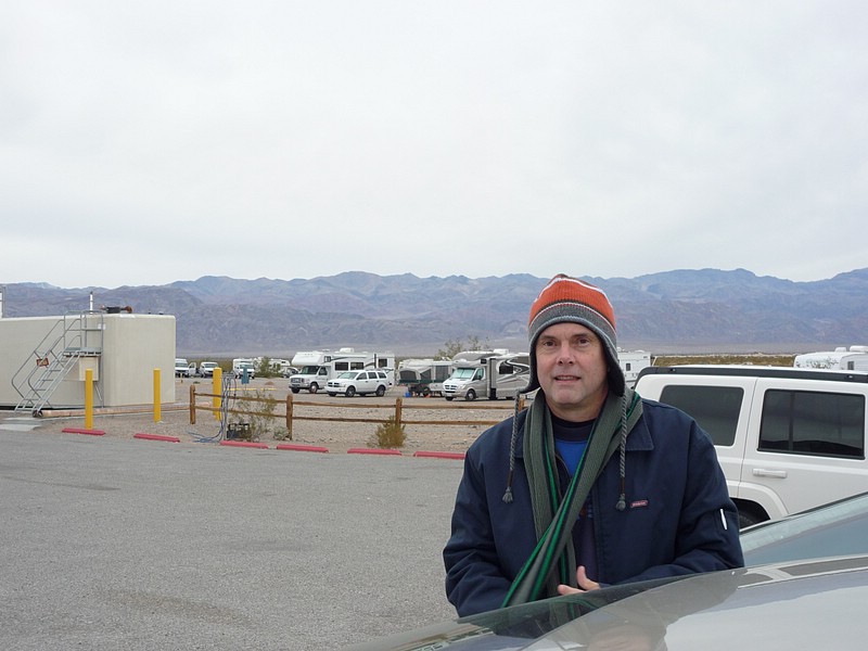 zx) Have A Closer Look At that Mountain (Panamint Range)-The Various Bands of Sediments Have Been Thrust Upward....JPG