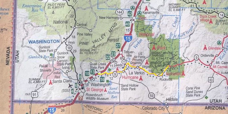 zzv) Quarter Past 4 ~ Continuing Going West on StateRoute 9 to Interstate 15 (Passing SR-59, Hildale-ColoradoCity).JPG