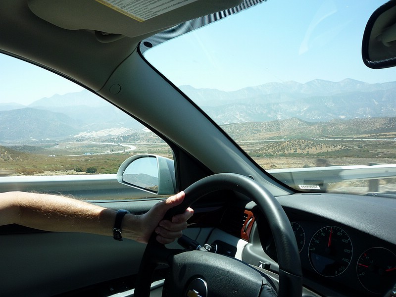 zzzy) I-15 Passing Over Cajon Summit In the Cajon Pass Area (Elevation 3,777 Ft) .JPG