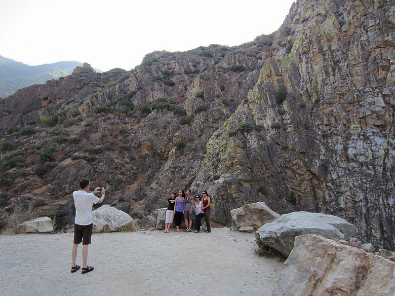 zzx) Friday 20 July 2012 ~ David Snaps Pic For Some Tourists (Kings Canyon Scenic Byway).JPG