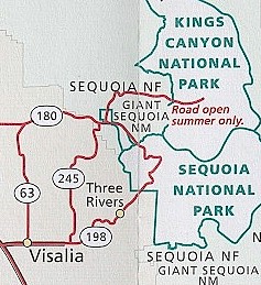 b) Saturday 21 July 2012 ~ Today We'll Be Entering Sequoia National Park From the SouthWest via Three Rivers (Highway 198).jpg