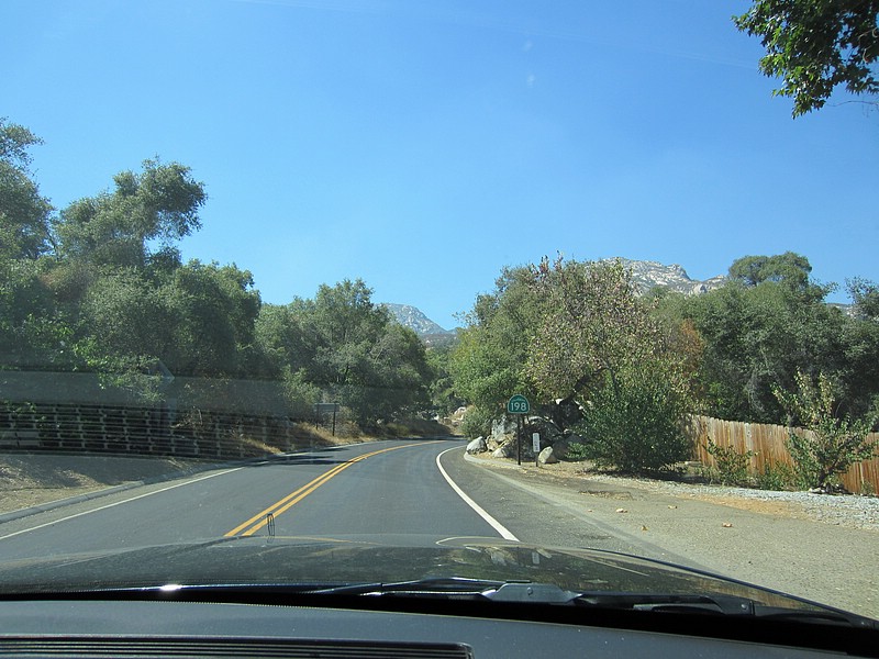 q) Saturday 21 July 2012 ~ Hwy 198, Sequoia National Park (Just Passed South West Entrance).JPG