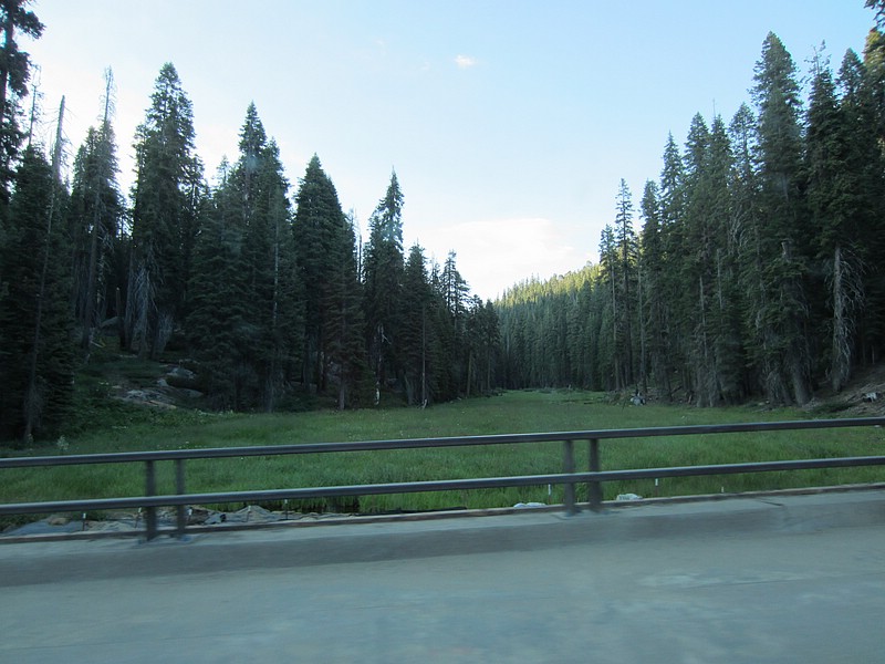 zzz) Saturday 21 July 2012 ~ @ 7.10 PM, Moving On, Route 198 (Sequoia National Park-Just Passed Lodgepole Visitor Center.JPG