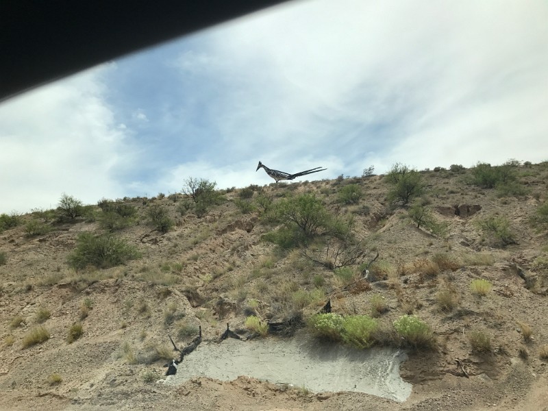 o) Departing Las Cruces Overlook, New Mexico