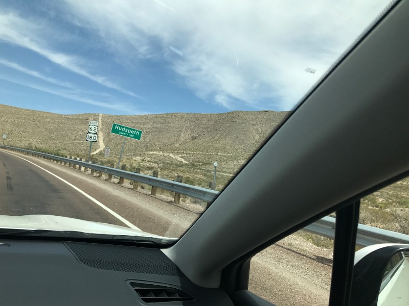 z) Texas Mountain Trail, Hwy 62 + Hwy 180 (Hudspeth, Texas)