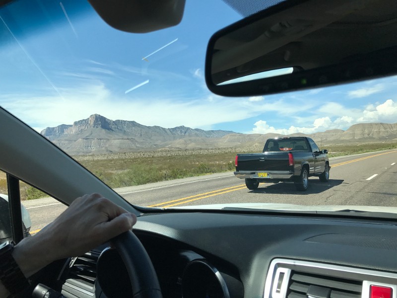 zk) El Capitan, The South-Facing Limestone Rock (Guadalupe Mountains National Park, Texas)