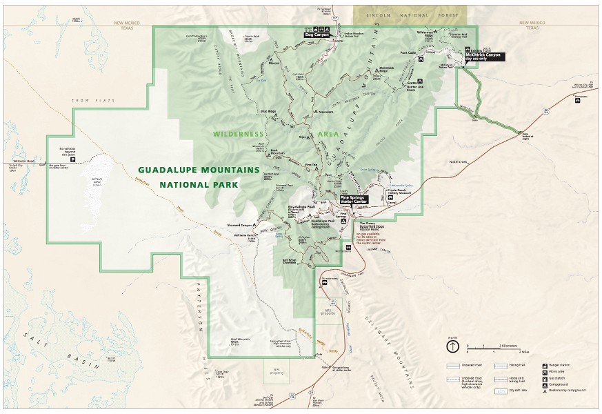 zzc) (Pine Springs) Visitor Center - Guadalupe Mountains National Park, Texas (We Are Just Passing Through)