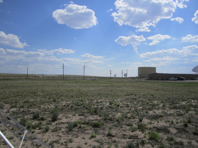 zz) LWA, TentShaped Antennas On The Left In Distance (Self-Guided Tour, Very Large Array - New Mexico)