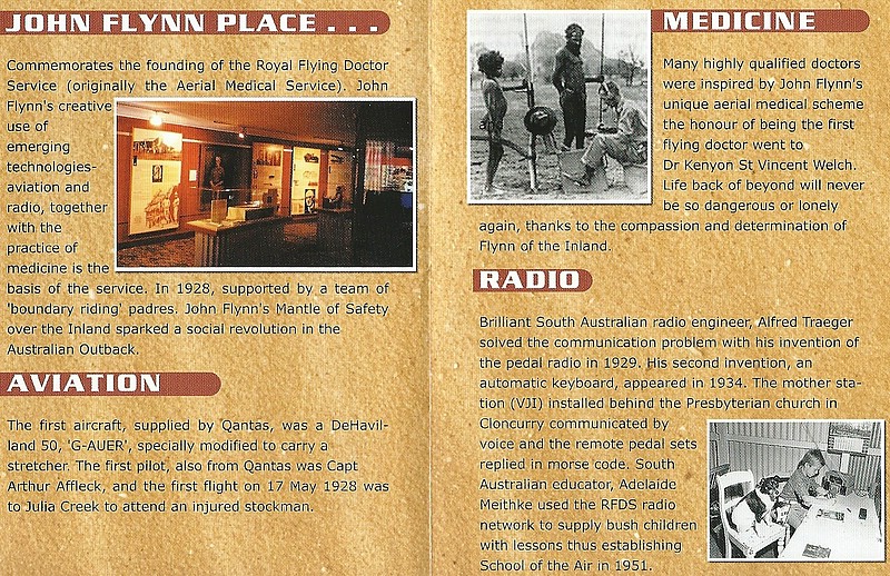 z) The 1st Flight of the Aerial Medical Service (Later Became the Royal Flying Doctors) Was in 1928 From Here, Cloncurry - Queensland.jpg