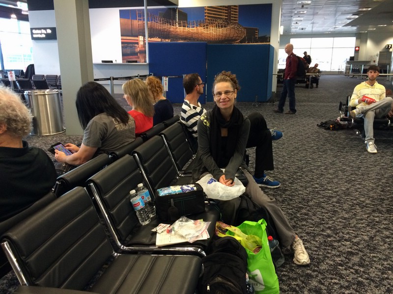 zzj) MondayMorning 24 March 2014 ~ Waiting For Boarding (Melbourne Airport).JPG