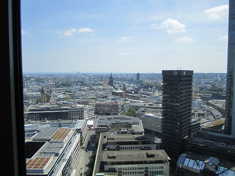 d) Frankfurt (Germany) Saturday 26 June 2010 ~ View From HotelRoom Innside Frankfurt Eurotheum.JPG