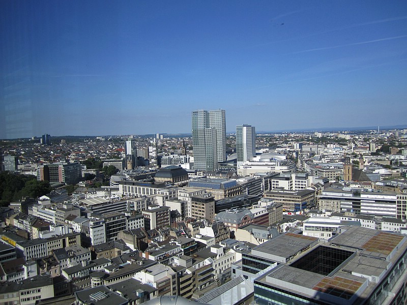 i) Frankfurt (Germany) Saturday 26 June 2010 ~ View From HotelRoom Innside Frankfurt Eurotheum.JPG