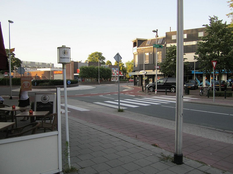 j) Bussum, ThursdayEvening 15 July 2010 ~ Passing By The 1st Of The 2 Roundabouts Taking Us Back to the Hotel.JPG