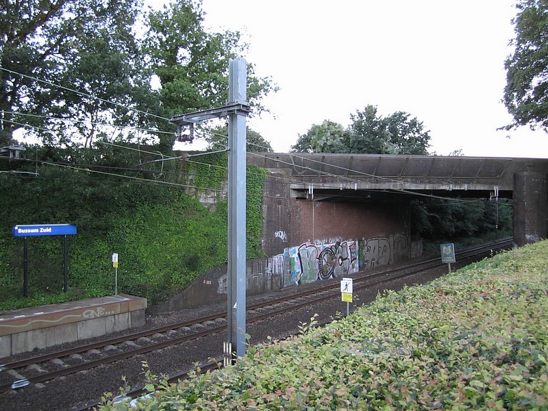 zx) Bussum, SaturdayEvening 17 July 2010, Walking Back to Hotel (Checking Out Train Time-Schedule For Tomorrow).JPG