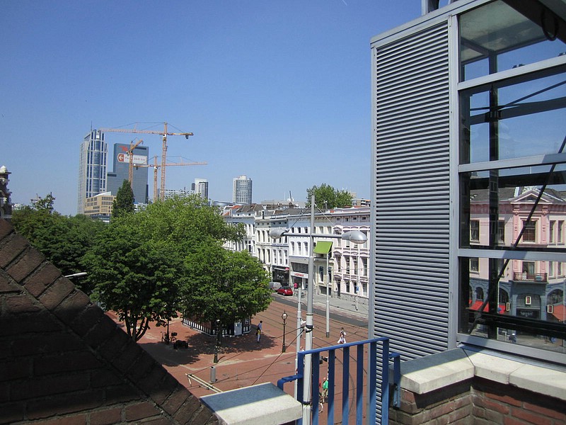 e) Rotterdam, FridayAfternoon 2 July 2010 ~ View Hotel Emma (TopFloor Patio).JPG