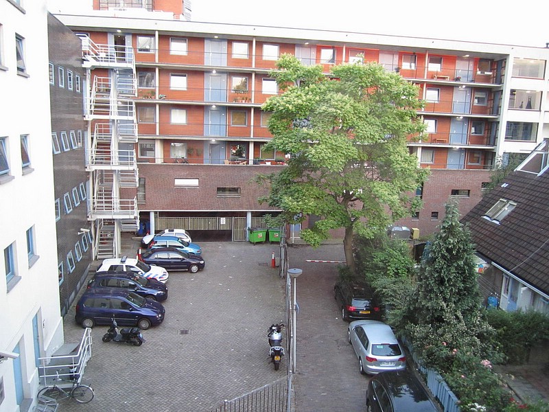 zza) Rotterdam, SaturdayEvening 3 July 2010 ~ Hotel Emma Corridor View (PoliceStation).JPG